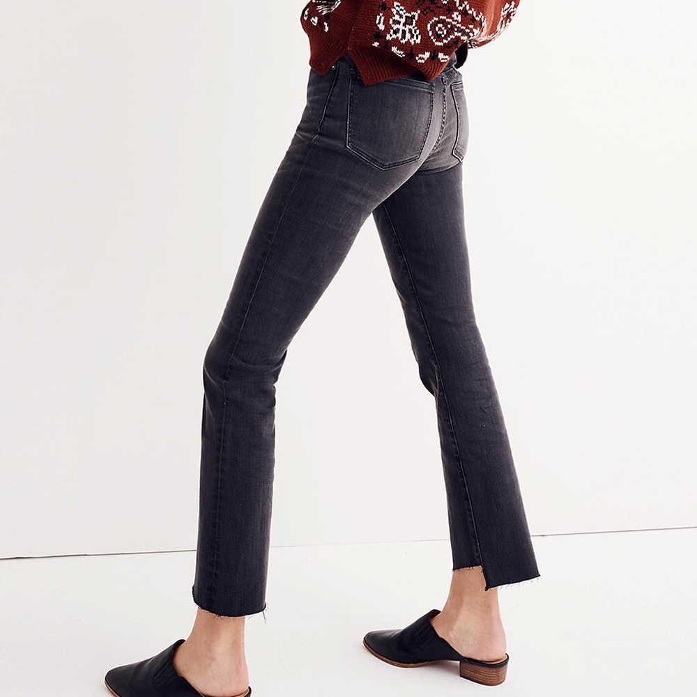 Madewell Asymmetrical Hem Cali Demi Boot Jeans 31P